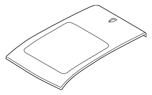 41007385447 - 2015-2018 BMW X4 Roof Panel (41-00-7-385-447) | BMW of ...