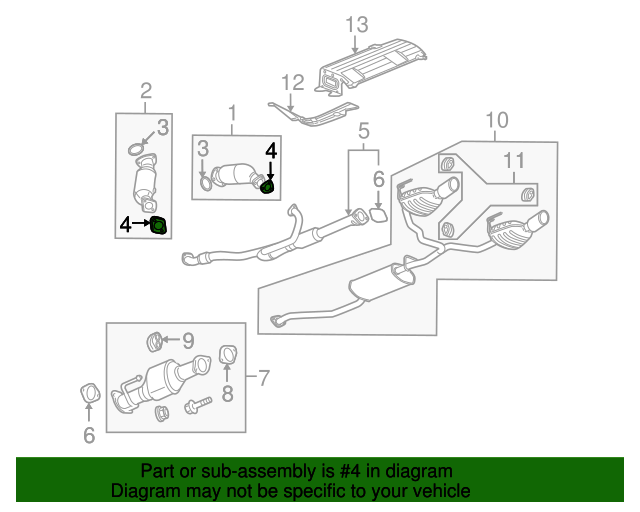 GM OEM Exhaust-Catalytic Cnvrtr Gasket 25776344