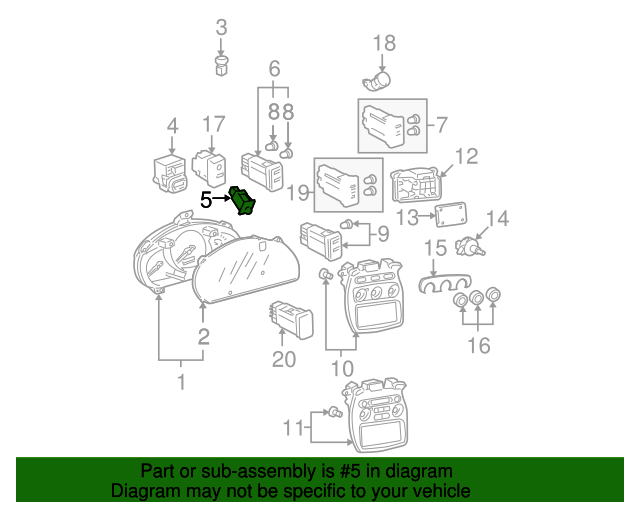 20042007 Toyota Highlander Tire Pressure Monitoring System (TPMS