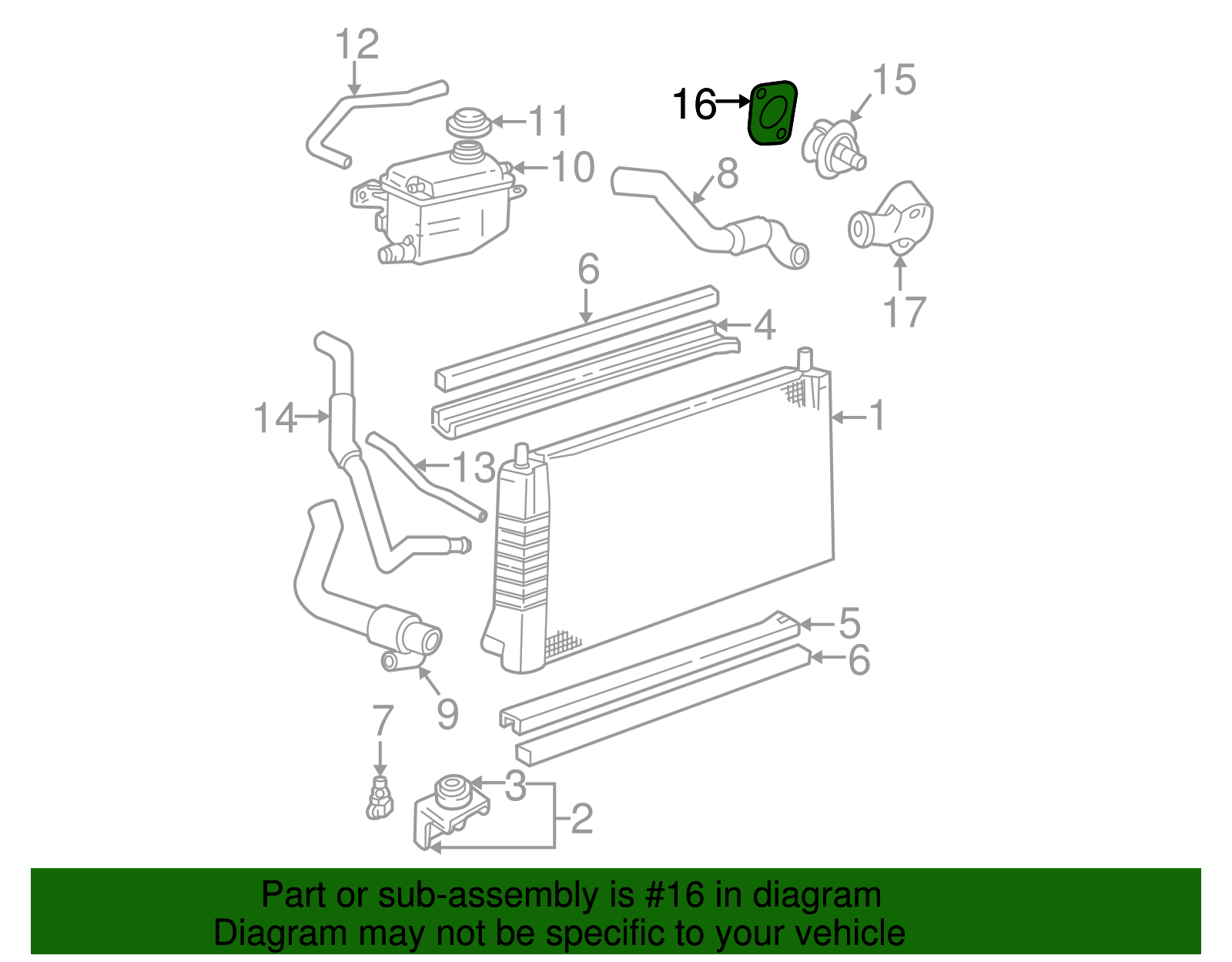 Gasket - Ford (YF1Z-8255-CA)
