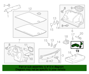 23315606 - Tire Sealant Solenoid Container 2016-2018 Cadillac ATS ...