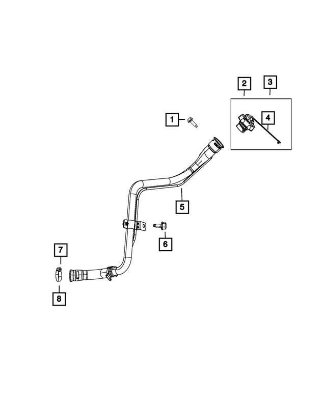 20122023 Mopar Hose Clamp 6505323AA Mopar Estores