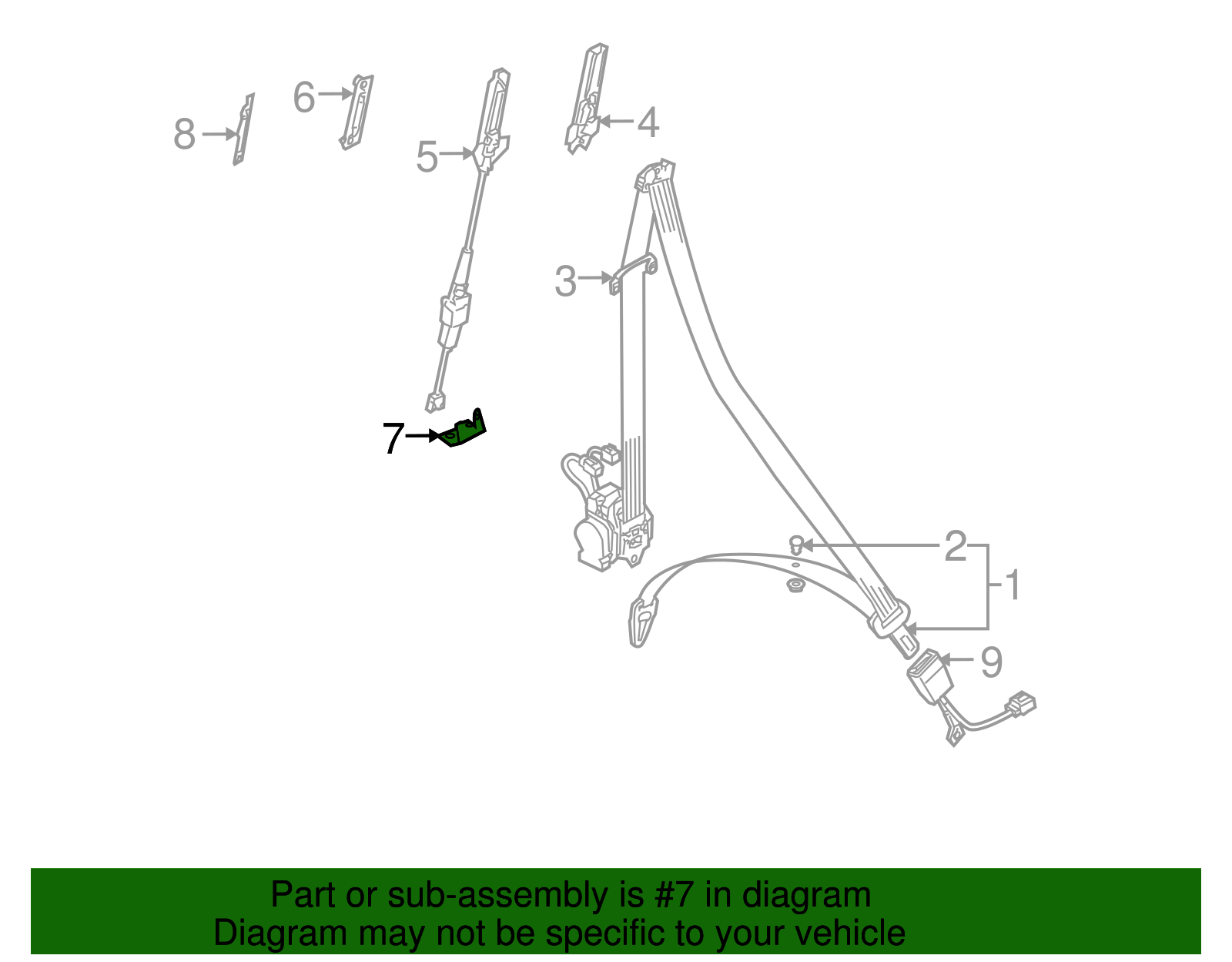 Height Adjuster Lower Bracket - Volkswagen (7L0-857-715)