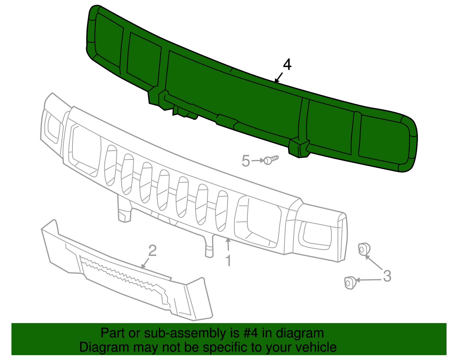 Front Grille Guard - GM (15186597)