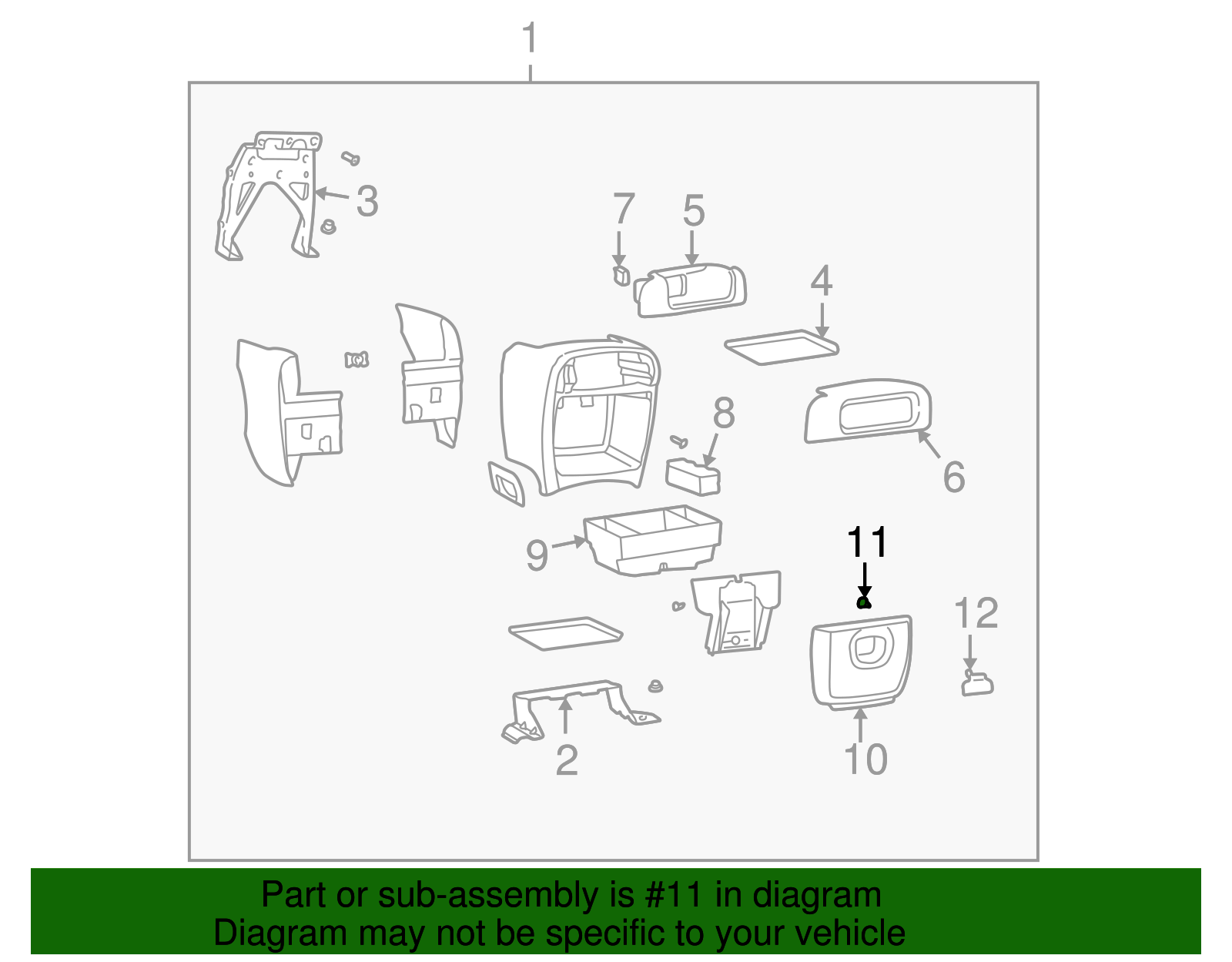 Fuel Door Bumper - GM (20201325)