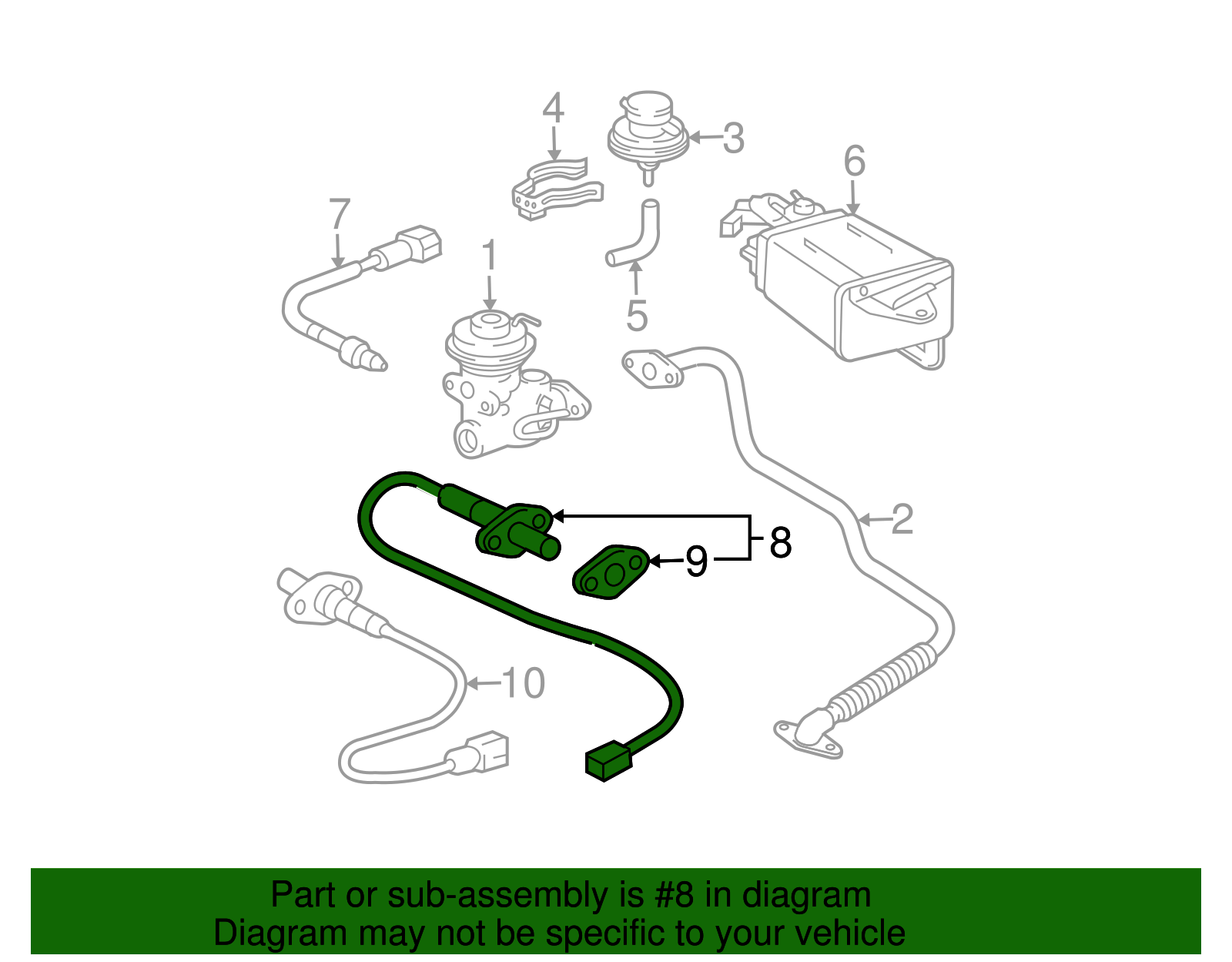 Oxygen Sensor - Toyota (89465-09370)