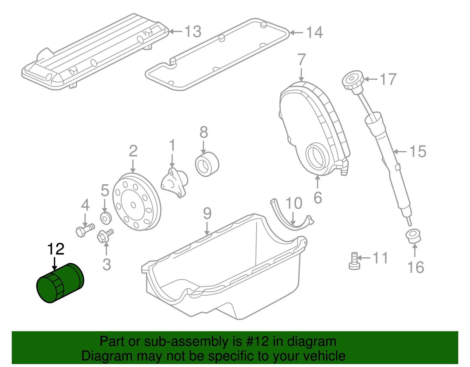 Engine Oil Filter - GM (19425079)