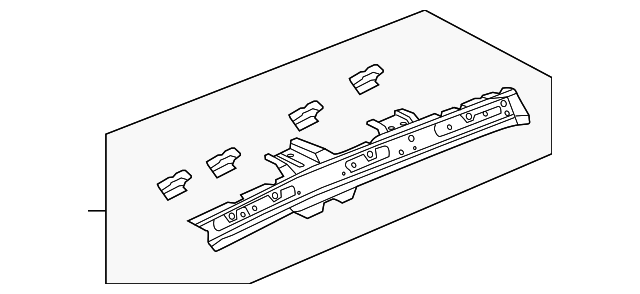 Driver Side Roof Inner Side Rail - GM (84308329)