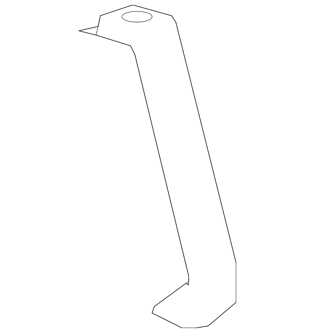 Front Bumper Valance Panel Outer Bracket - GM (15264947)