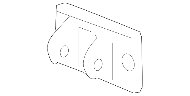 Tow Hook Bracket - GM (15826713)