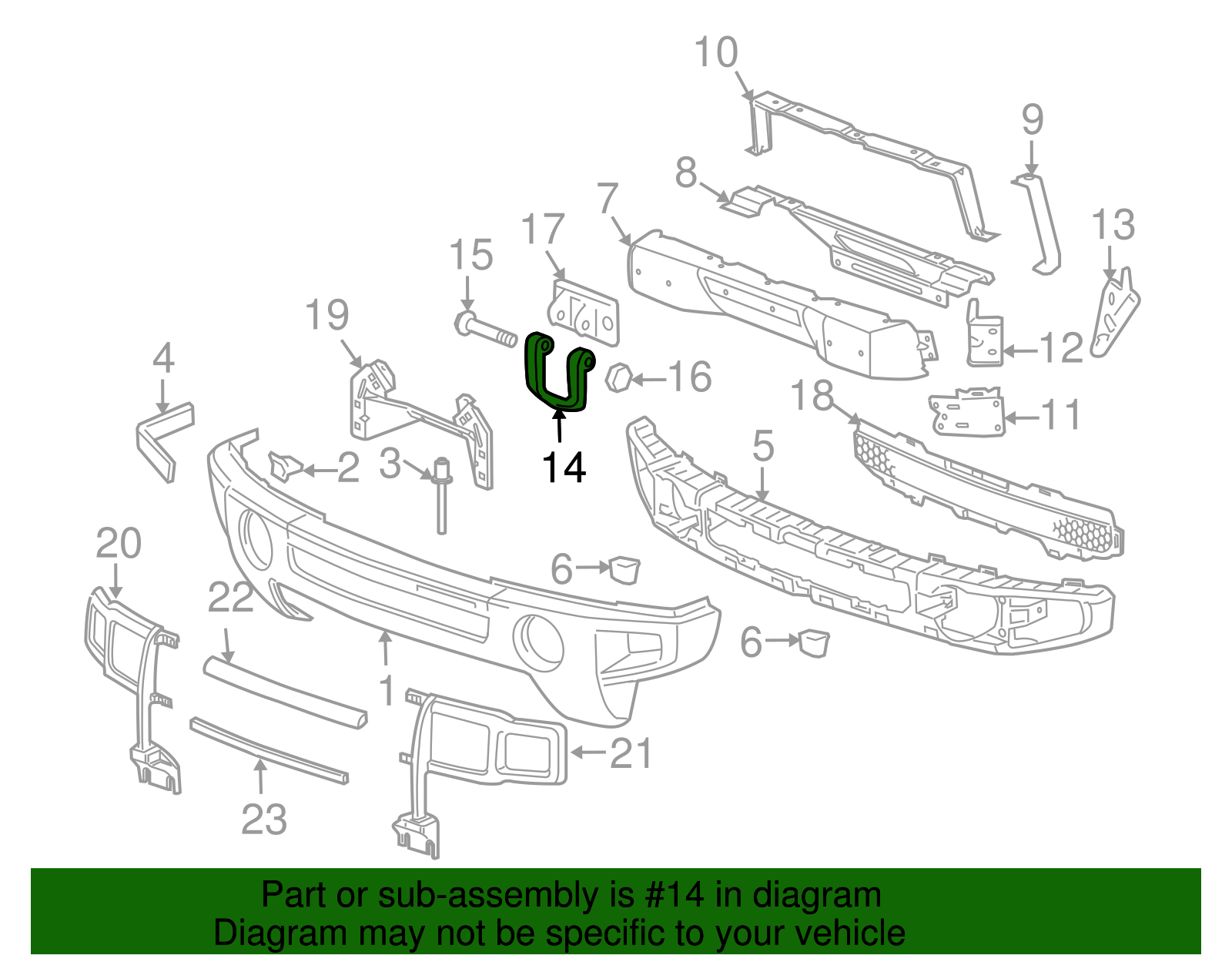 Tow Hook - GM (15817909)