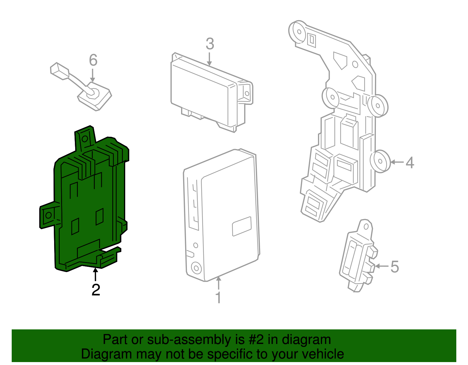 Communication Interface Module Bracket - GM (84434784)