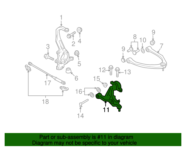20082015 Nissan OEM NEW 20082015 Nissan Rogue Select Right Suspension Control Arm 54500JG00B