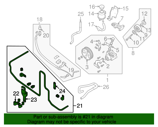 20082012 Nissan Pathfinder Power Steering Cooler 49790ZL30A Nissan