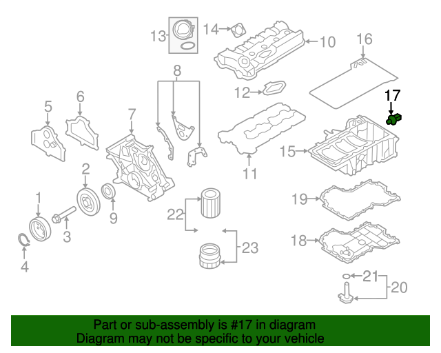 19852020 BMW Oil Pressure Sending Unit 12618611273