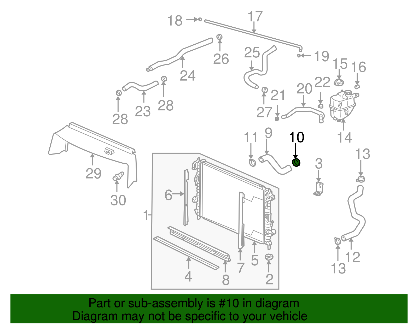 Multi-Purpose Hose Clamp - GM (11570393)