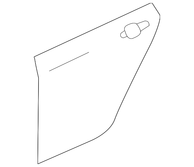 23225783 GM Rear Driver Side Door Outer Panel GM Parts Store