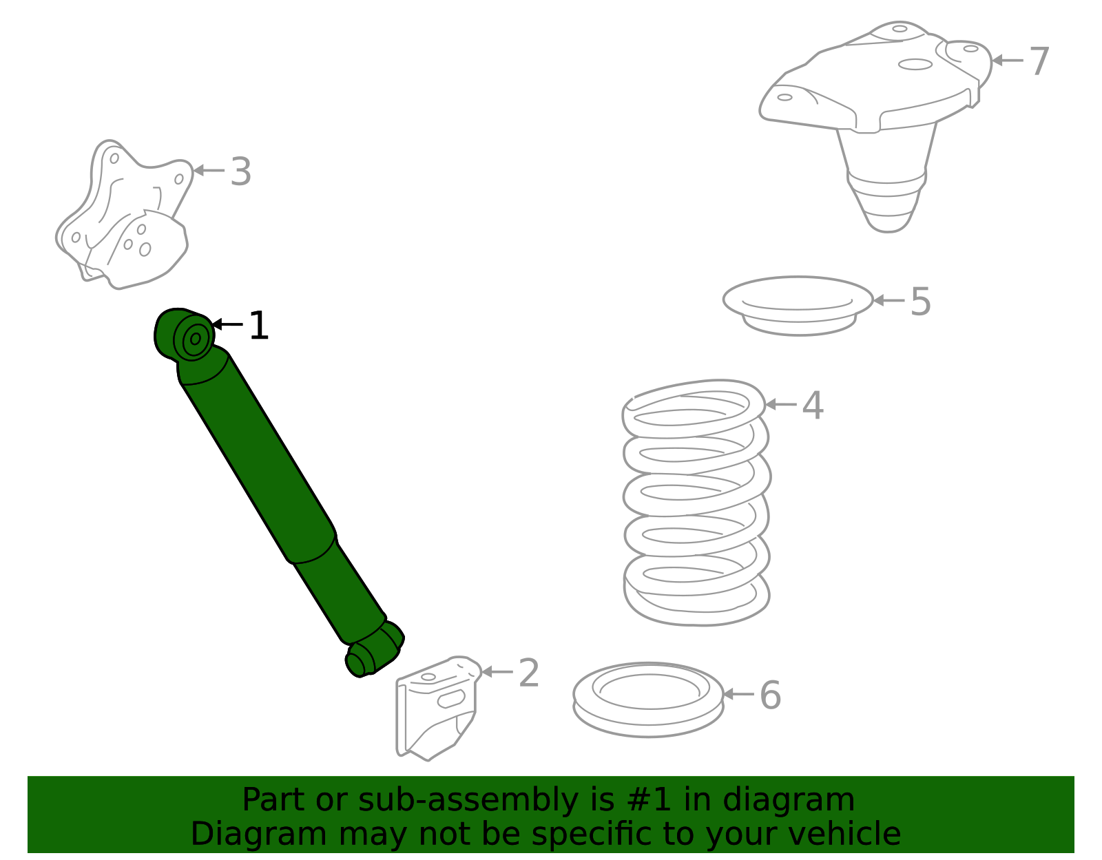 Absorber Shock Rear - Toyota (48531-08110)