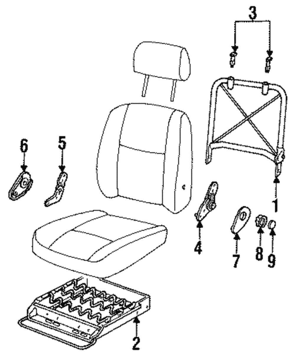 Cover-D/Seat Hge Inner   *Graphite - GM (12398380)