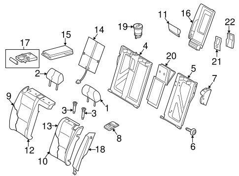 Audi a4 rear seat clips online