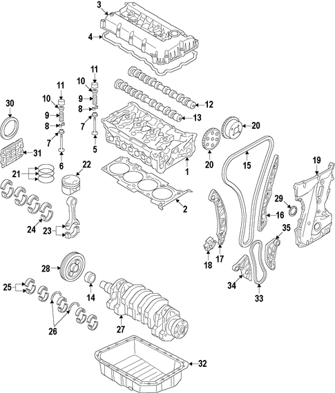 Engine For 2013 Hyundai Santa Fe