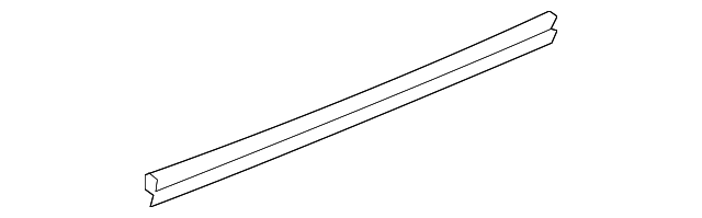 Front Passenger Side Door Window Inner Sealing Strip - Cadillac (84128191)