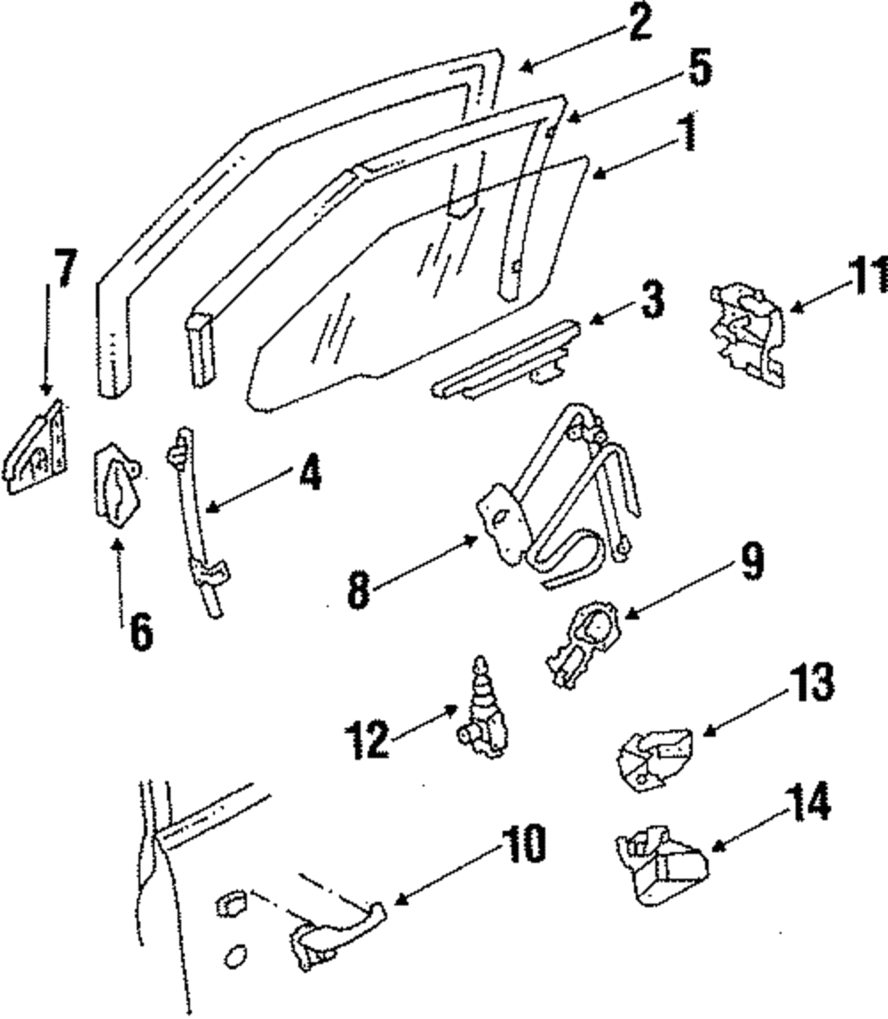 Window Guide - GM (12337898)