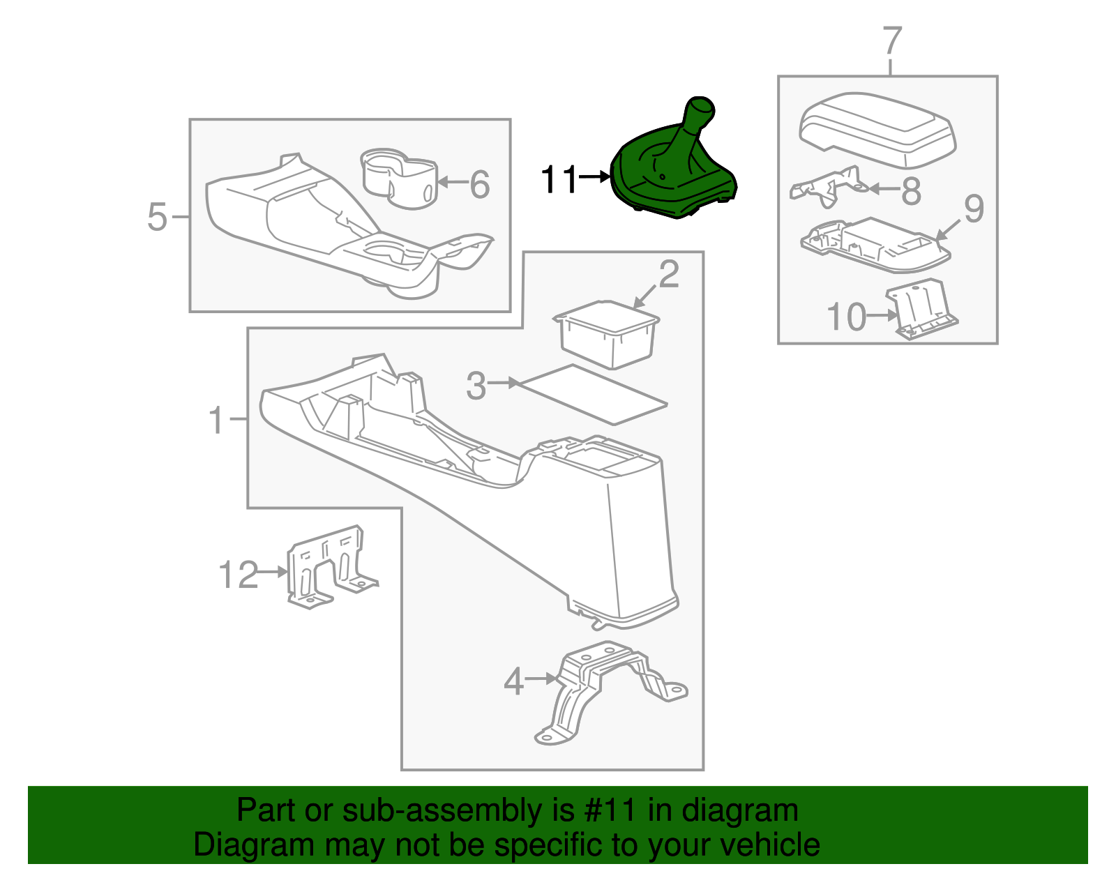 Manual Transmission Shift Lever - GM (15818700)