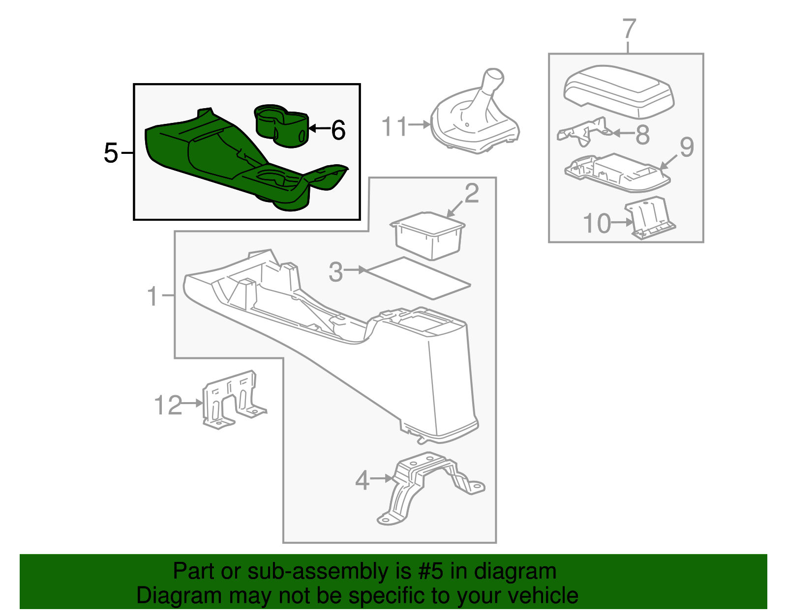 Plate Assembly-F/Floor Panel - GM (25795885)