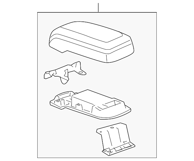 Door, F/Floor Console Compt (W/A/Rst) - GM (15111830)