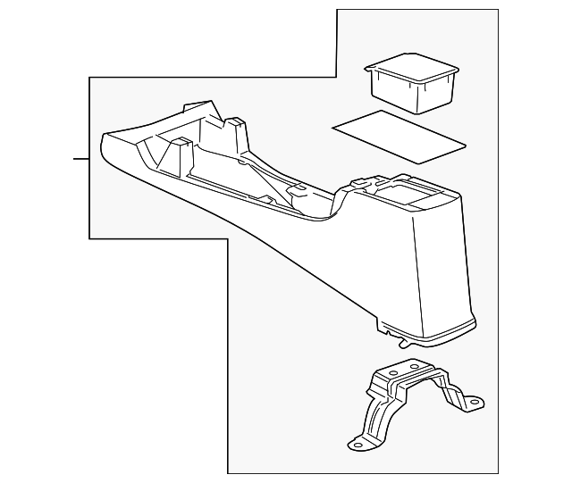 Console-F/Floor                           *Left Cashmere - GM (25814235)