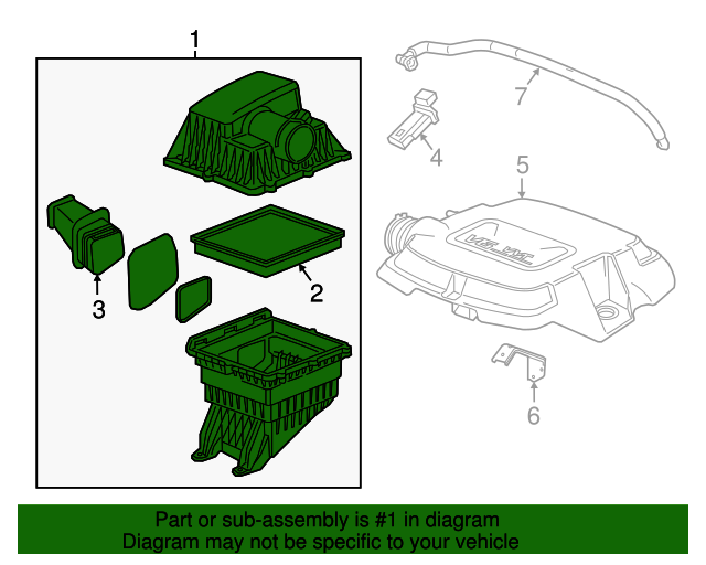 20152016 GM Air Cleaner Assembly 23234980