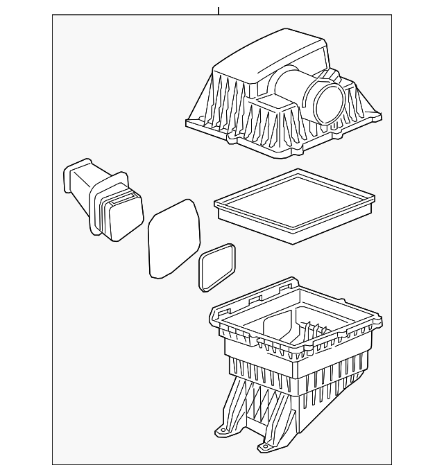 20152016 GM Air Cleaner Assembly 23234980 GM