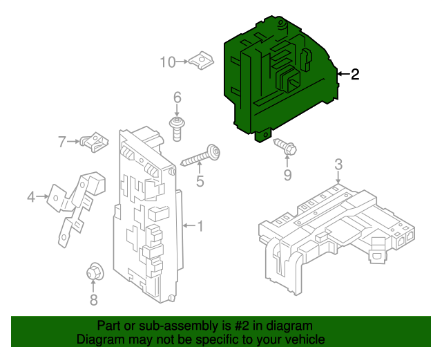 Genuine BMW 61149210859 Distribution Box FREE Shipping on Most