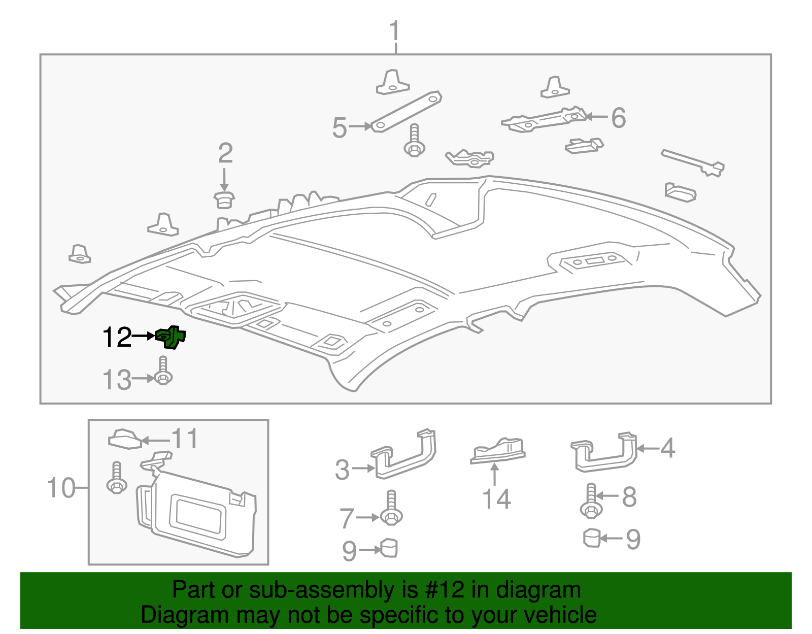 Retainer - Ford (GD9Z-5404132-AA)