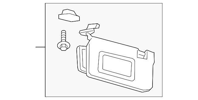 Sun-Visor - Ford (GD9Z-5404105-DC)