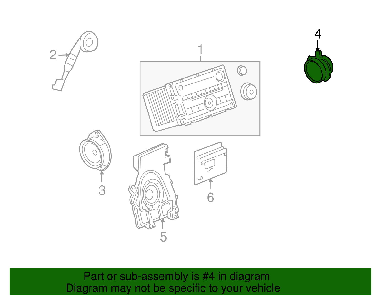 Speaker - GM (10344583)