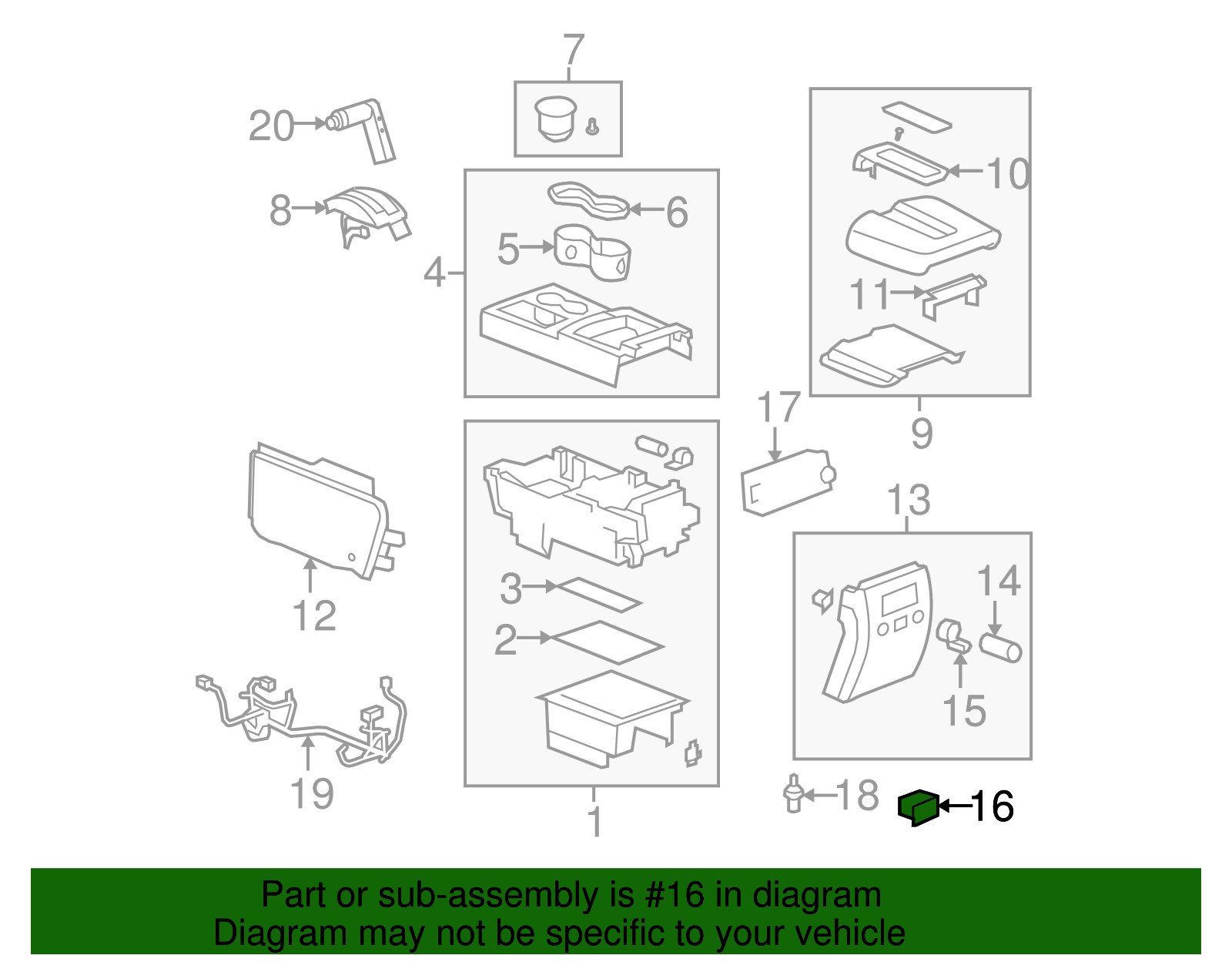 Control Assembly-AM/FM Stereo & T/Plyr & Au (15886276)