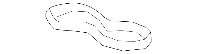 Bright Chrome Front Floor Console Front Cup Holder Retainer (15902654)