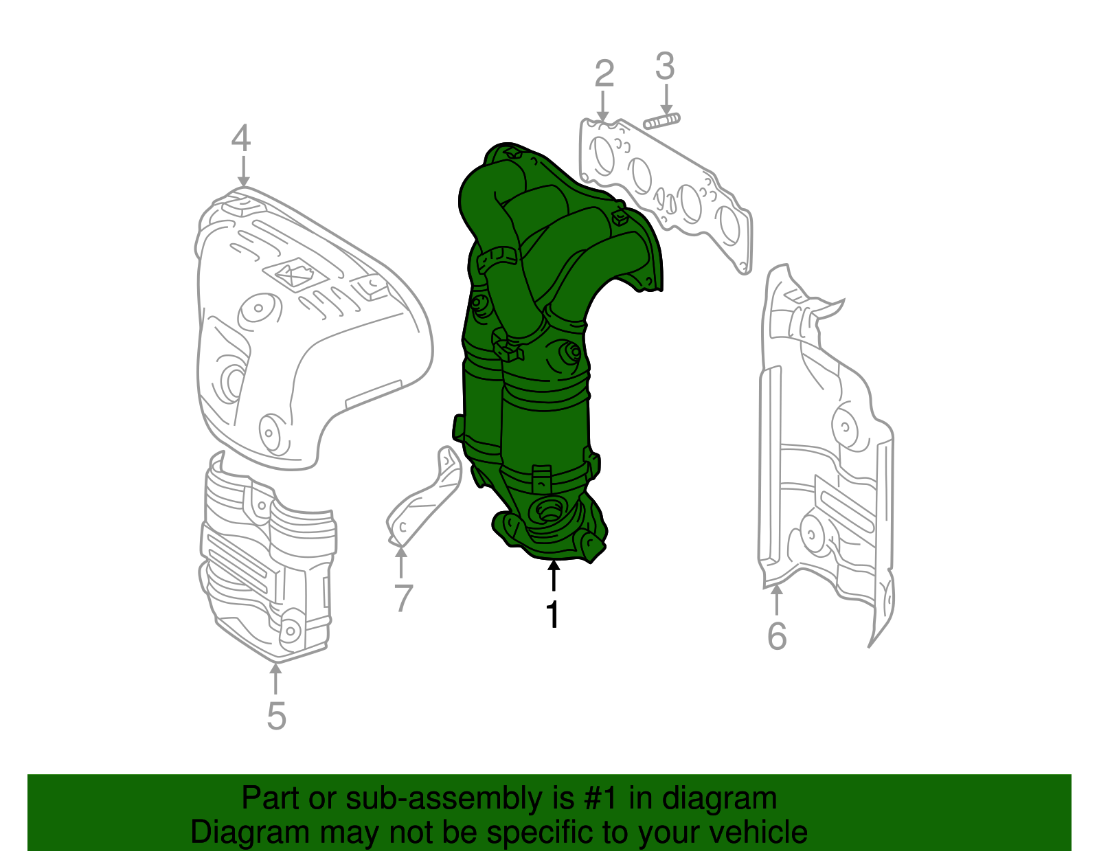 Exhaust Manifold - Scion (25051-28430)