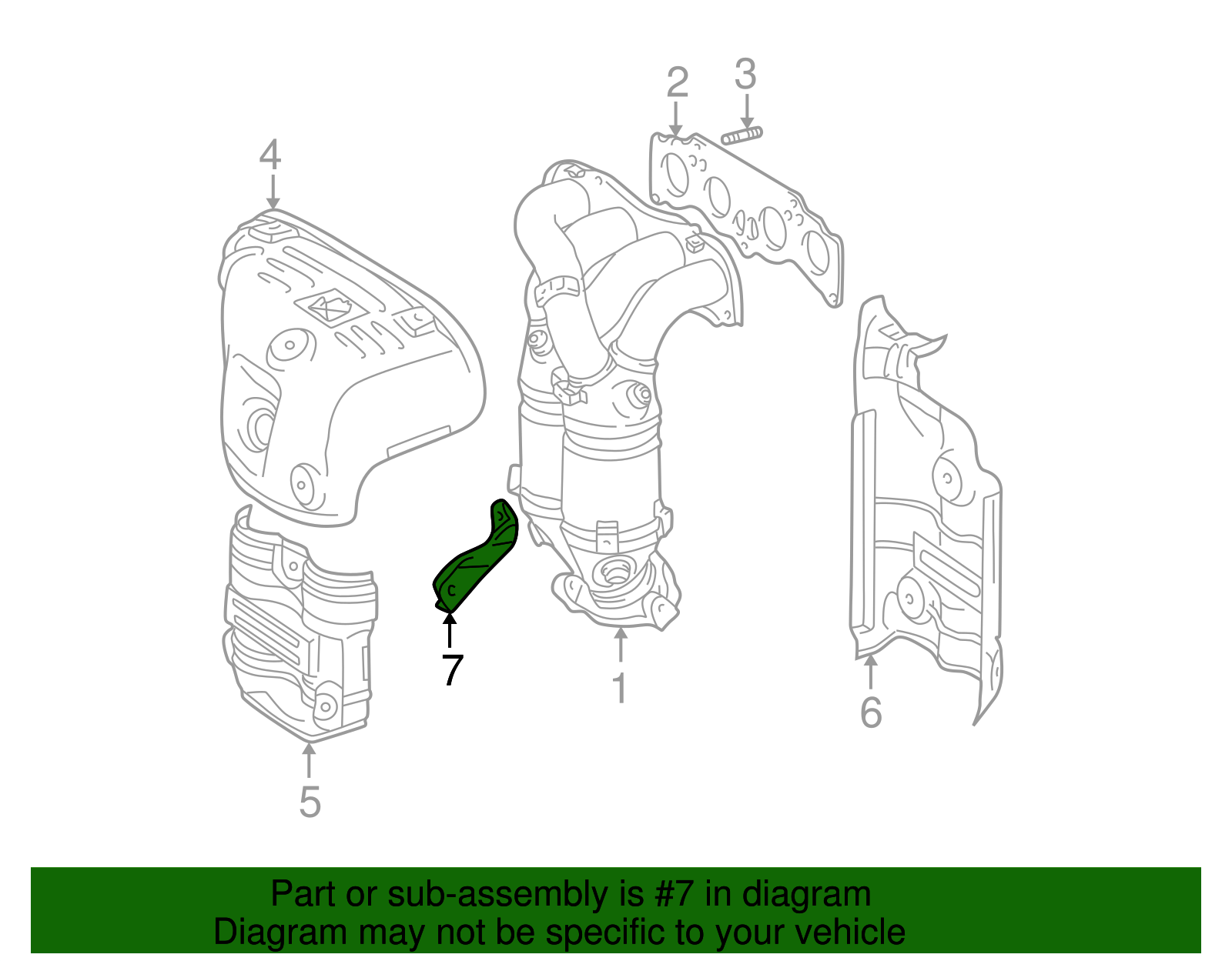 Exhaust Manifold Bracket - Scion (17118-28020)