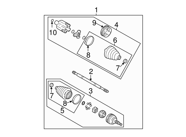 GM Genuine Parts Differential Pinion Gear Shaft - OEM Replacement For Chevrolet, Buick, GMC, Cadillac Vehicles