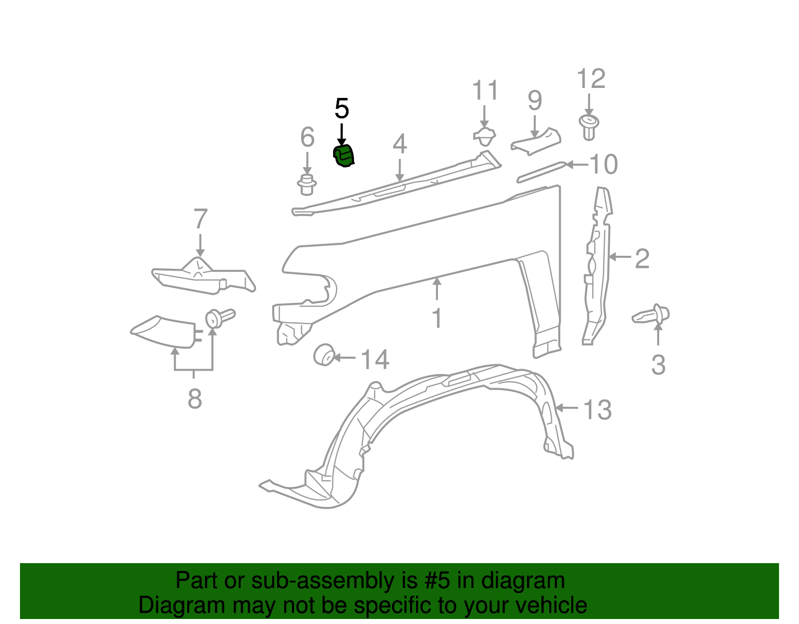 Cover Bumper - Toyota (53384-35020)