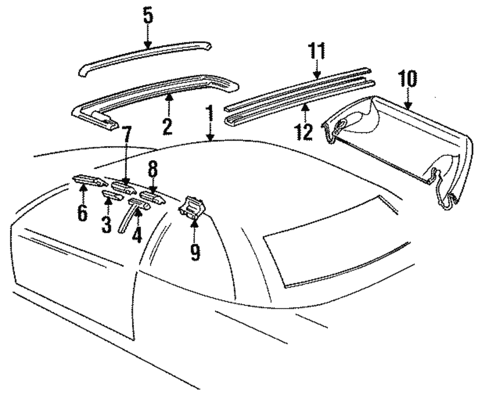 Retainer, F/Top Side Rear W/Str - GM (12503931)