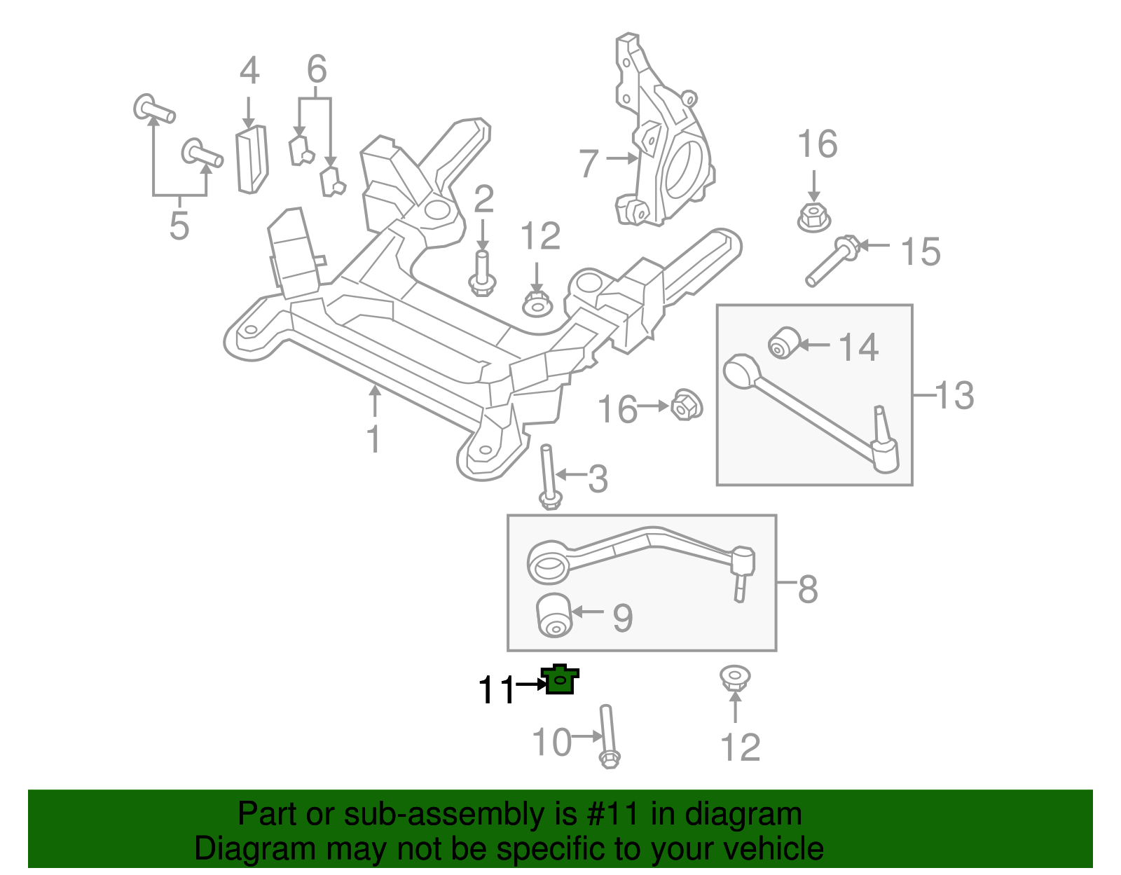 Front Suspension Washer - GM (92199070)