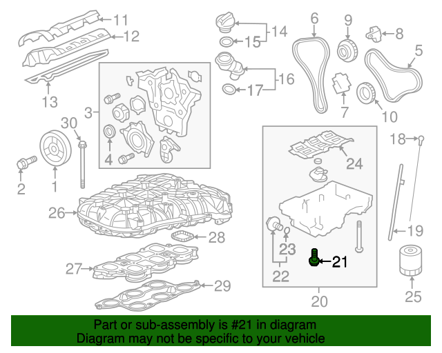 11588424 Bolt New OEM Part From GM Parts Direct GM Parts Store