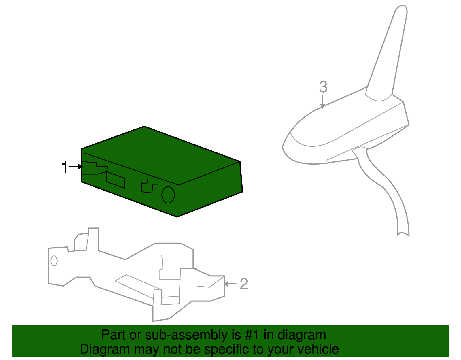 Module Assembly-Comn Interface (W/ M/Tel Transceiver) - GM (25907274)
