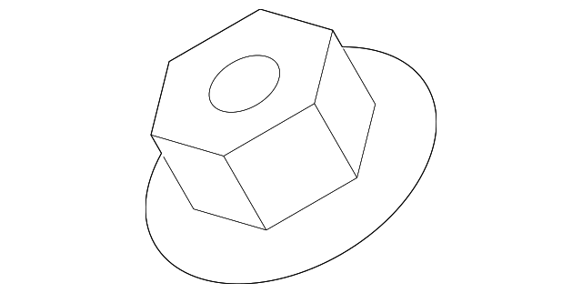 Windshield Wiper Arm Nut - GM (11546460)