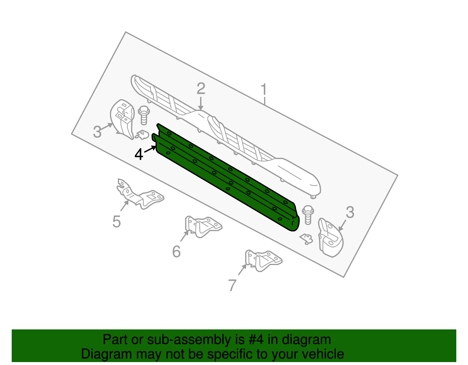 Reinforcement - Ford (YL8Z-16A465-AAA)