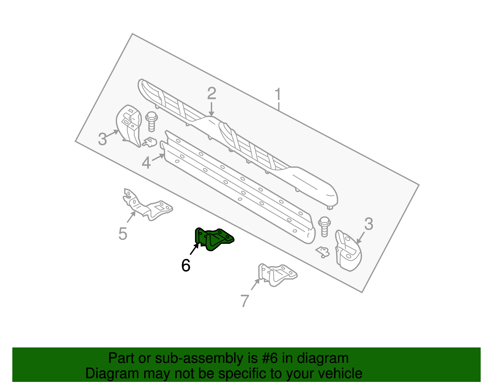Mount Bracket - Ford (YL8Z-16474-AA)